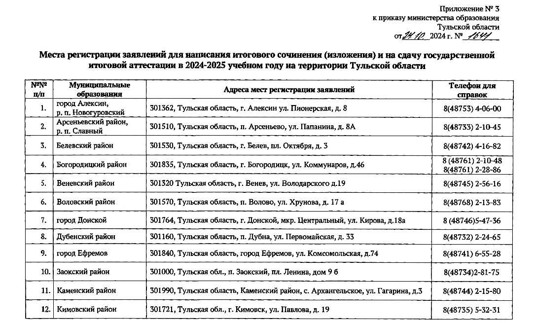 Регистрация заявлений для написания итогового сочинения в 2024-25 году.