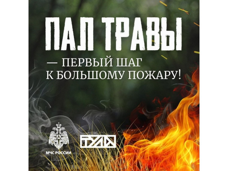 Берегите природу: пал травы опасен для всех!.